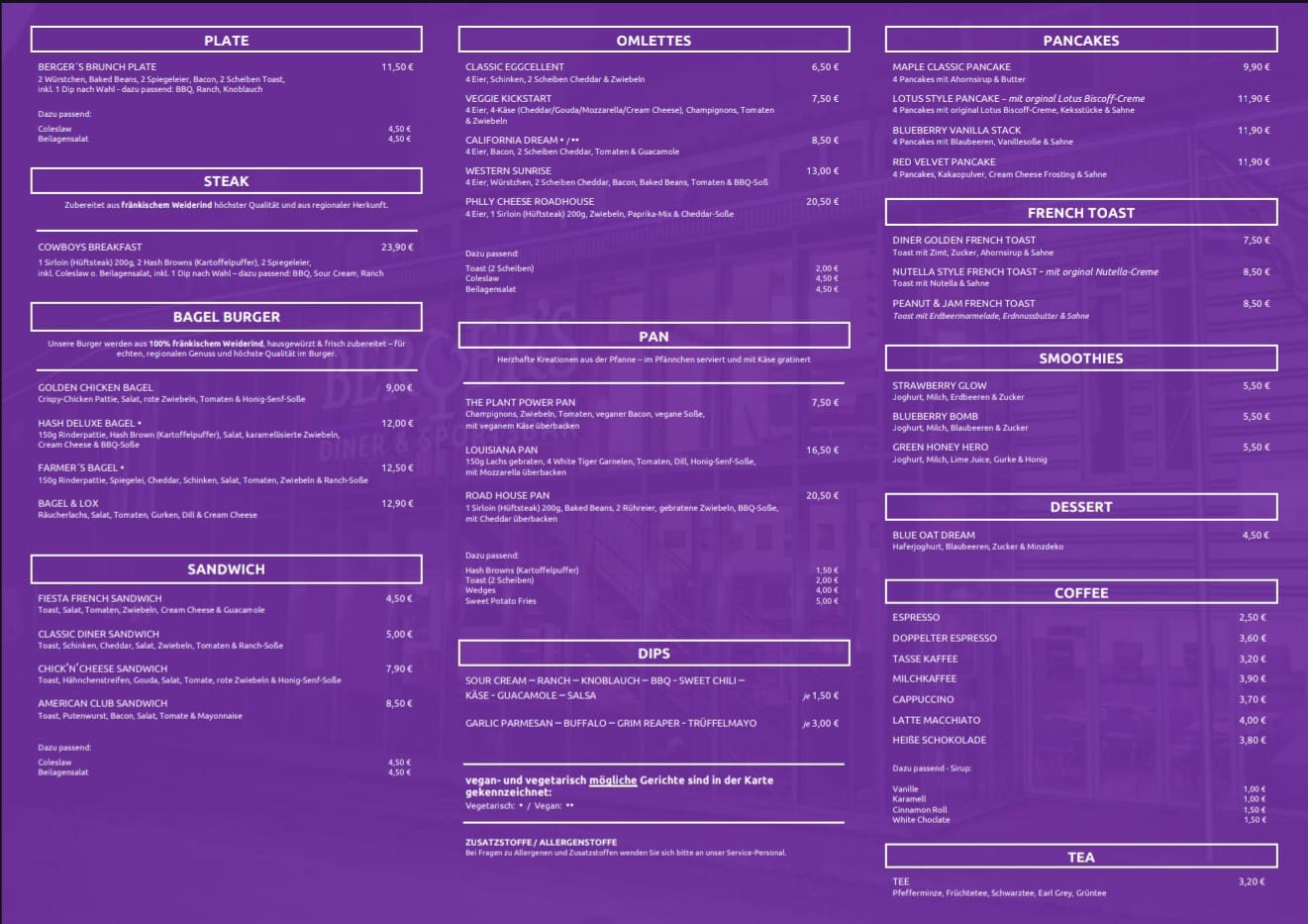 Speisekarte Seite 3
